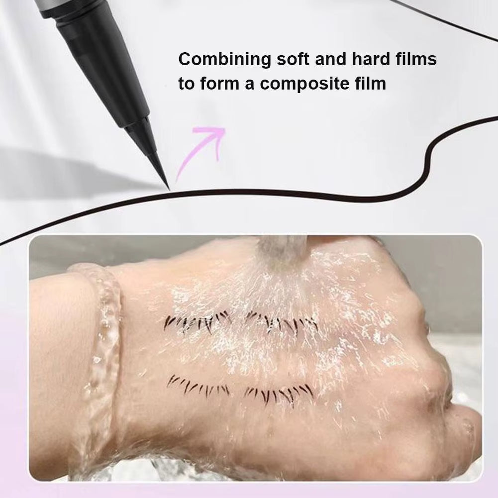 Dezone Lower Eyelashes Stamp Pen Waterproof Sweatproof Korean Makeup Cosmetics Natural-Looking Eyelash 3 in 1
