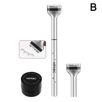 Dezone Lower Eyelashes Stamp Pen Waterproof Sweatproof Korean Makeup Cosmetics Natural-Looking Eyelash 3 in 1