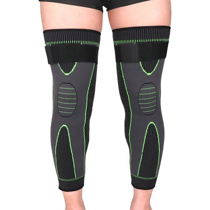 Sport Full Leg Compression Sleeves Knee Braces Support Protector for Weightlifting Arthritis Joint Pain Relief