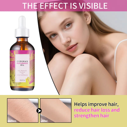 Multi-Action Hair Reduction Oil 60Ml - Natural Jojoba & Almond Blend for Softer Skin & Gentler Hair Growth on Face & Body.