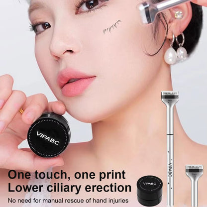 Dezone Lower Eyelashes Stamp Pen Waterproof Sweatproof Korean Makeup Cosmetics Natural-Looking Eyelash 3 in 1