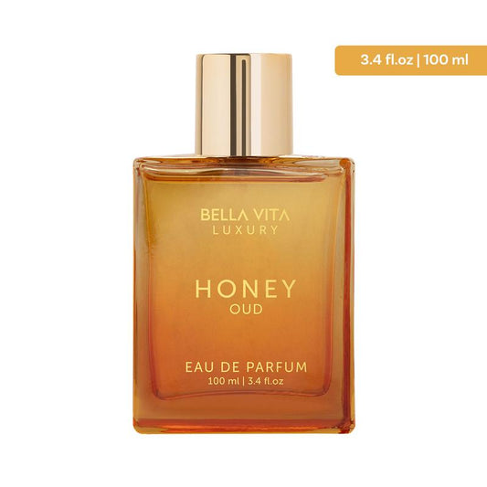 Bella Vita Luxury'S Honey Oud | Eau De Parfum 100Ml (3.4 Fl.Oz.) | Patchouli, Vanilla, Bergamot | Floral & Spicy | Made with Clean & Vegan Essentials Oils | Cruelty Free Fragrance Perfume