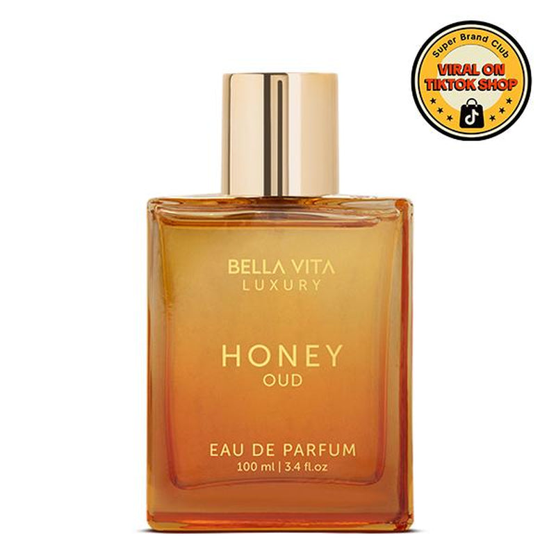Bella Vita Luxury'S Honey Oud | Eau De Parfum 100Ml (3.4 Fl.Oz.) | Patchouli, Vanilla, Bergamot | Floral & Spicy | Made with Clean & Vegan Essentials Oils | Cruelty Free Fragrance Perfume